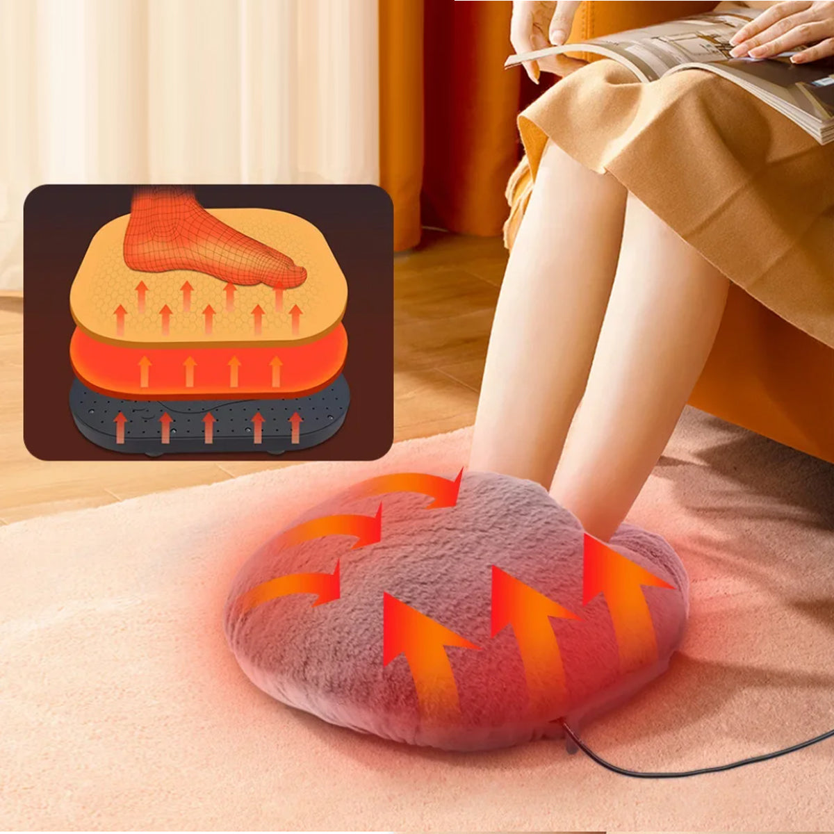 Soft Feet warmer electric pad