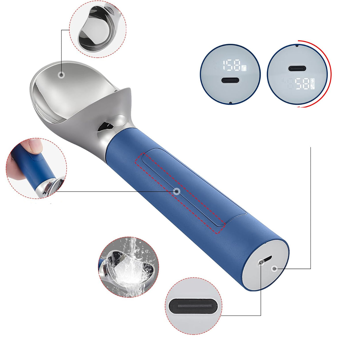 Scoop EZ LED Heated Ice Cream