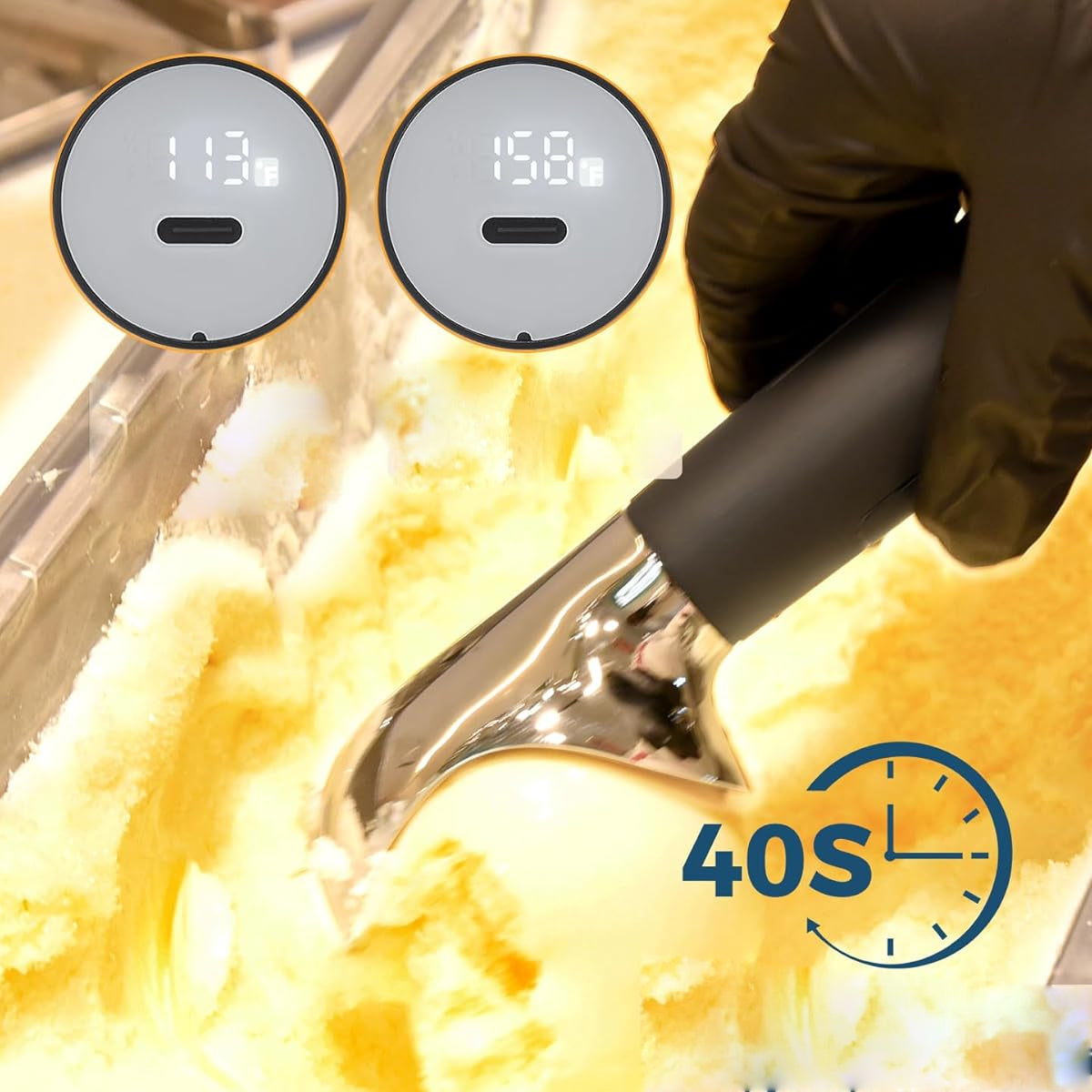 Scoop EZ LED Heated Ice Cream