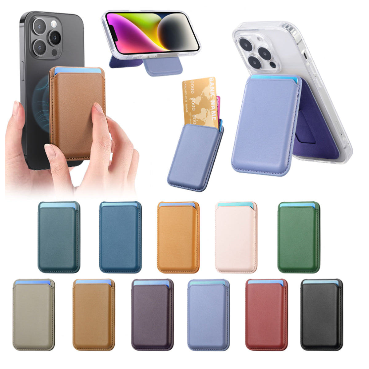 Sleek Wally Magnetic Back Wallet