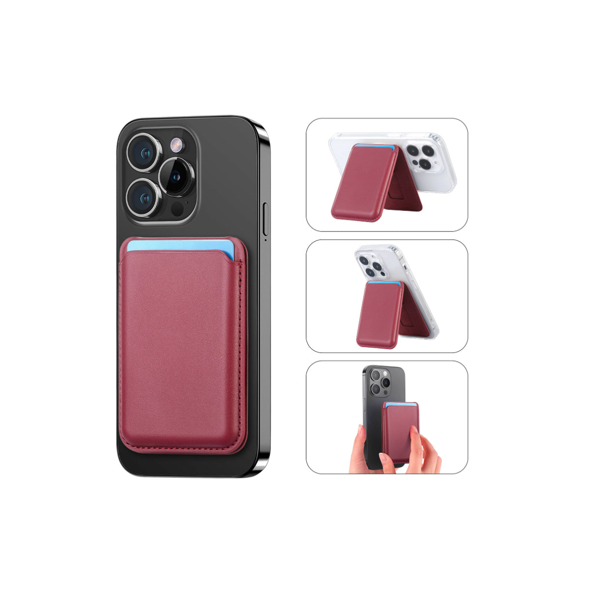 Sleek Wally Magnetic Back Wallet