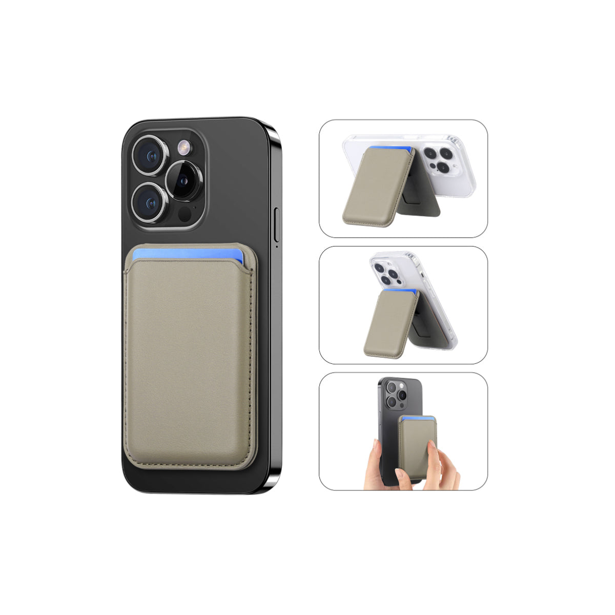 Sleek Wally Magnetic Back Wallet