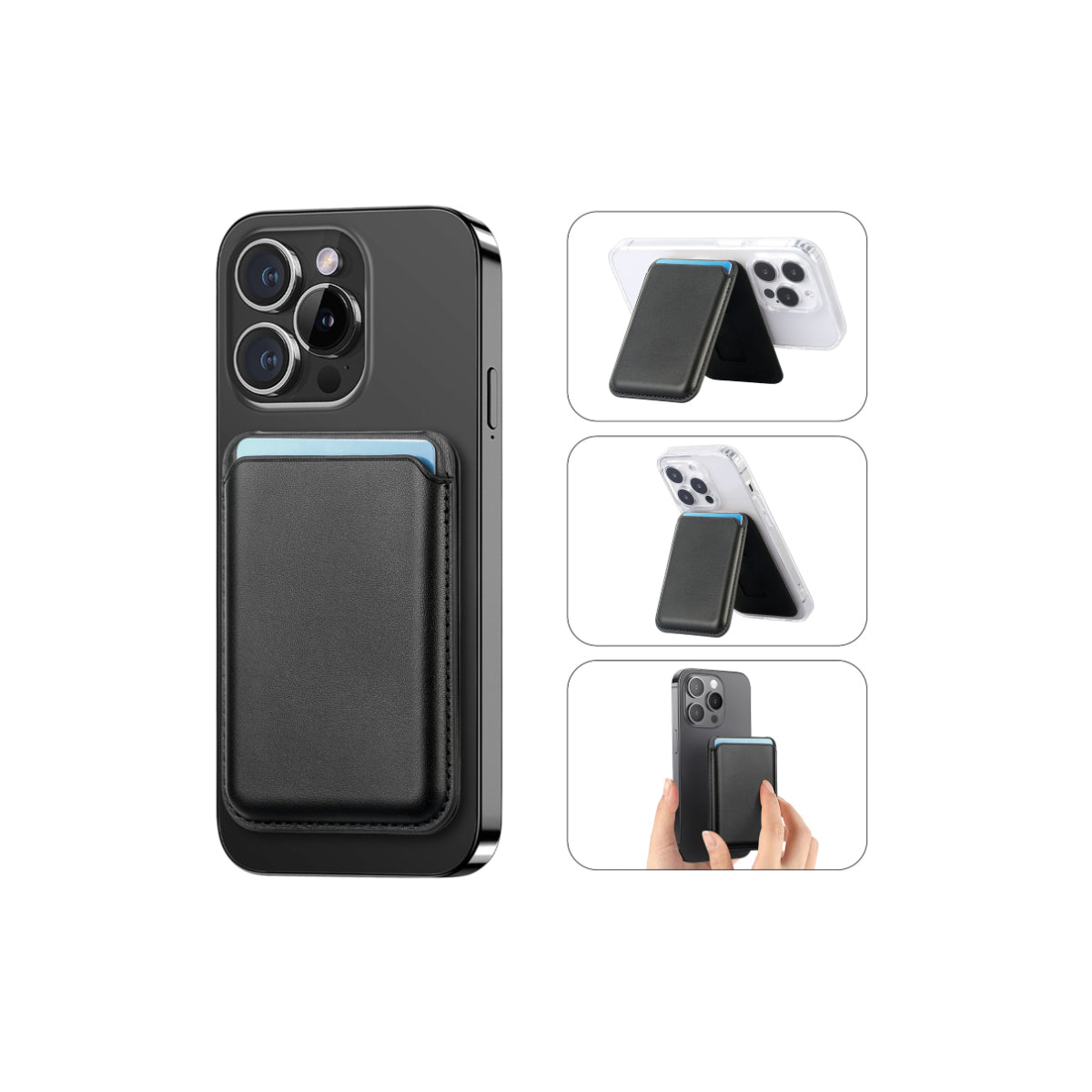 Sleek Wally Magnetic Back Wallet