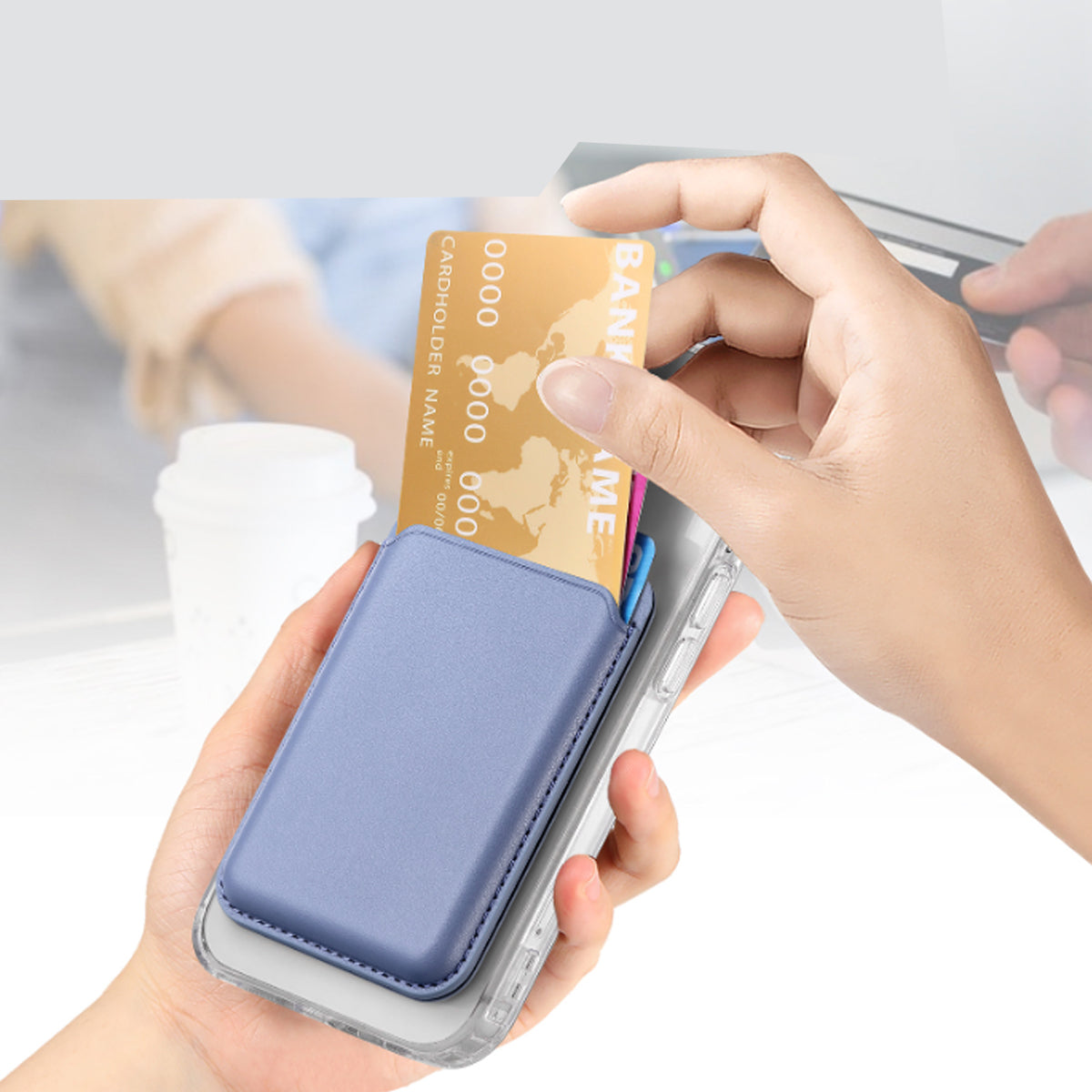 Sleek Wally Magnetic Back Wallet