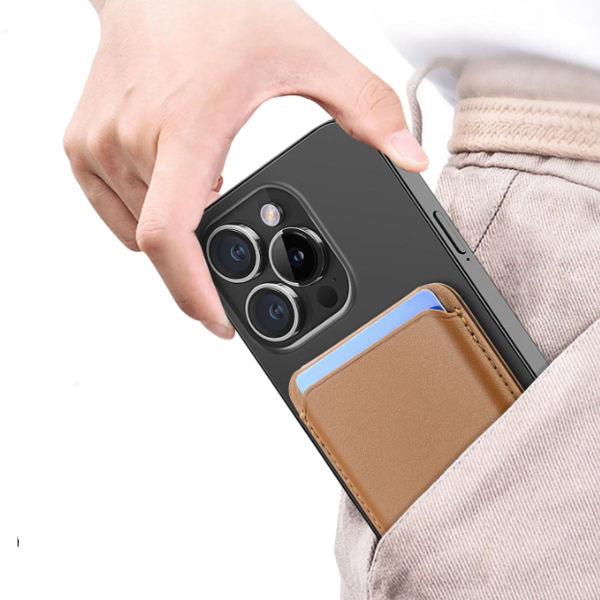 Sleek Wally Magnetic Back Wallet