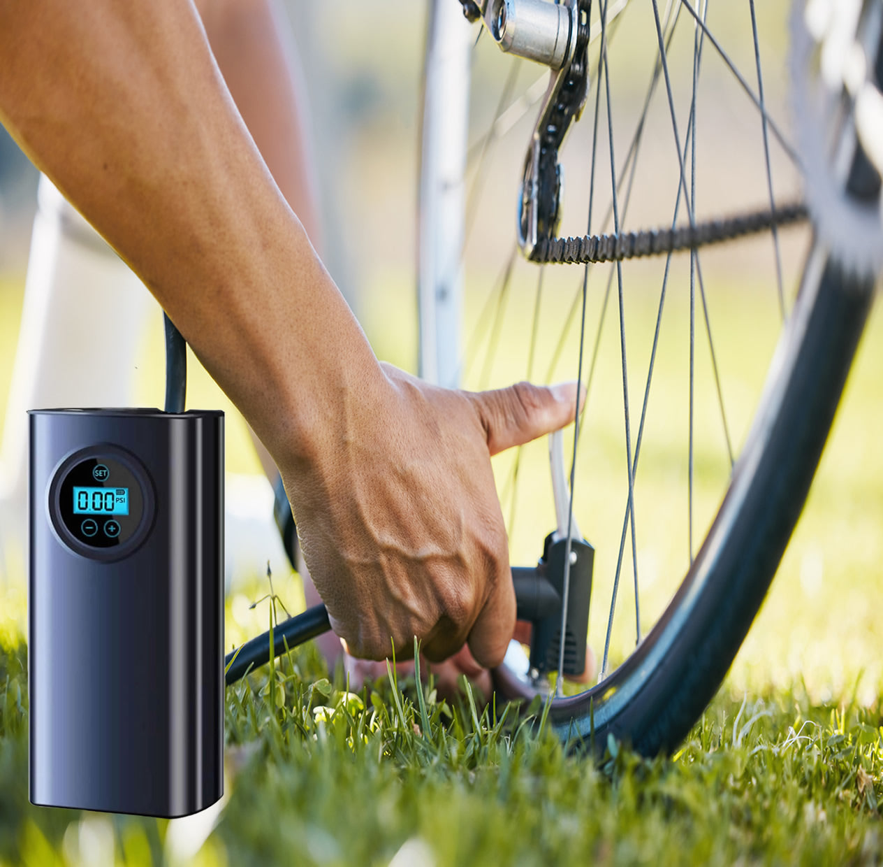 Smart Inflator Wireless Air Pump  Your All-in-One Inflation Solution